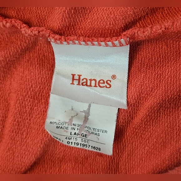 Hanes Womens Coral Pink Athletic Pull On Capri Sweatpants Size Large - Picture 4 of 8